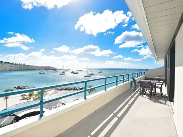 Royal Palm Hilton Penthouse Balcony St Maarten