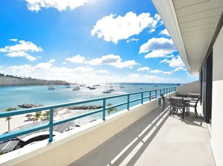 Royal Palm Hilton Penthouse Balcony St Maarten