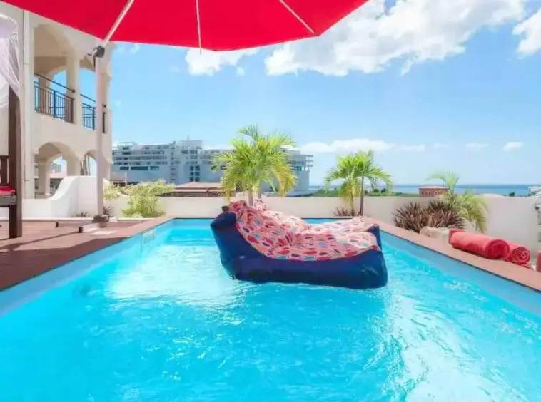 porto cupecoy penthouse pool